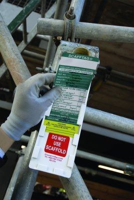 Gerüste kontrollieren und sichern mit Scafftag-Kontrollsystemen Gerüste kontrollieren und sichern mit Scafftag-Kontrollsystemen
