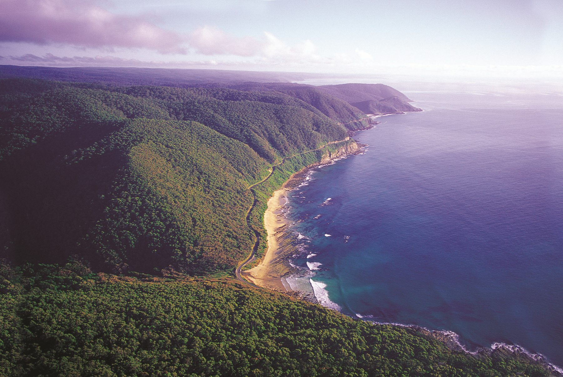 Die Great Ocean Road in Victoria, Australien.