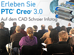Preview der PTC Creo 3.0 live bei CAD Schroer in Moers