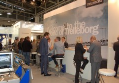 IFAT: Fachbesucher zeigten großes Interesse am Messestand von Trelleborg Pipe Seals. (Foto: Trellebo