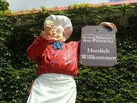 Schon von Weitem sieht man die Gastfreundschaft des Hotel und Restaurants „Am Peenetal“ im Gutshof L Schon von Weitem sieht man die Gastfreundschaft des Hotel und Restaurants „Am Peenetal“ im Gutshof L
