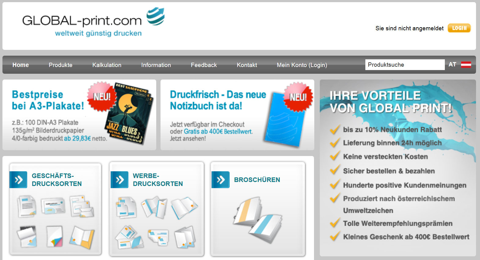 Besuchen Sie unseren Webshop! Besuchen Sie unseren Webshop!