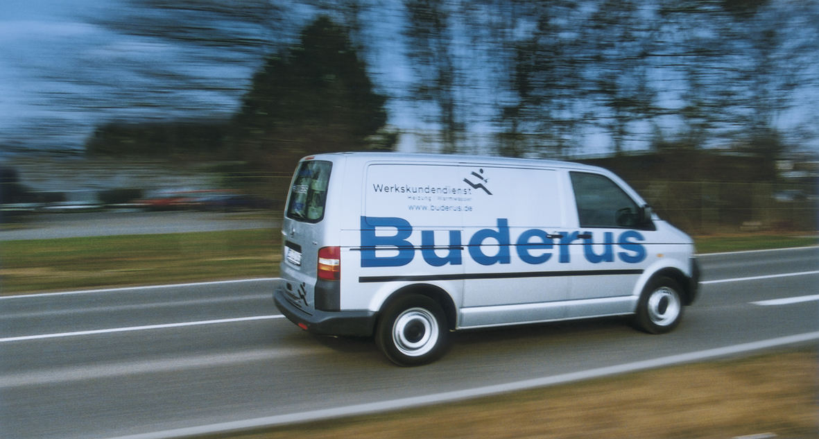 In der Termintreue belegte  der Buderus Kundendienst  den ersten Platz bei einer bundesweiten Umfrag