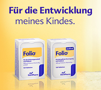 Folsäure ist wichtig für die Entwicklung des Kindes.