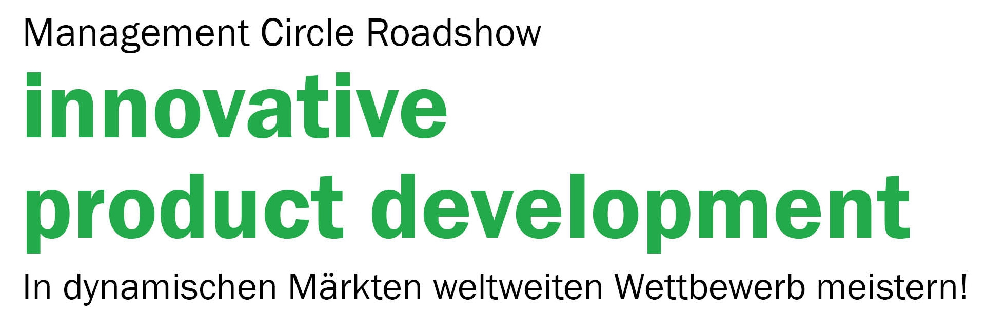 Management Circle Roadshow