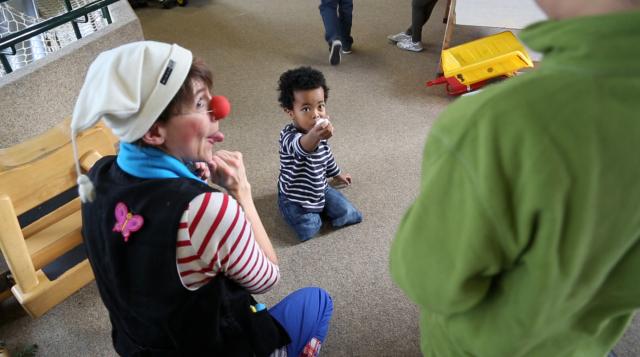 Gesundheit!Clown bei Schädel-Trauma Kindern
