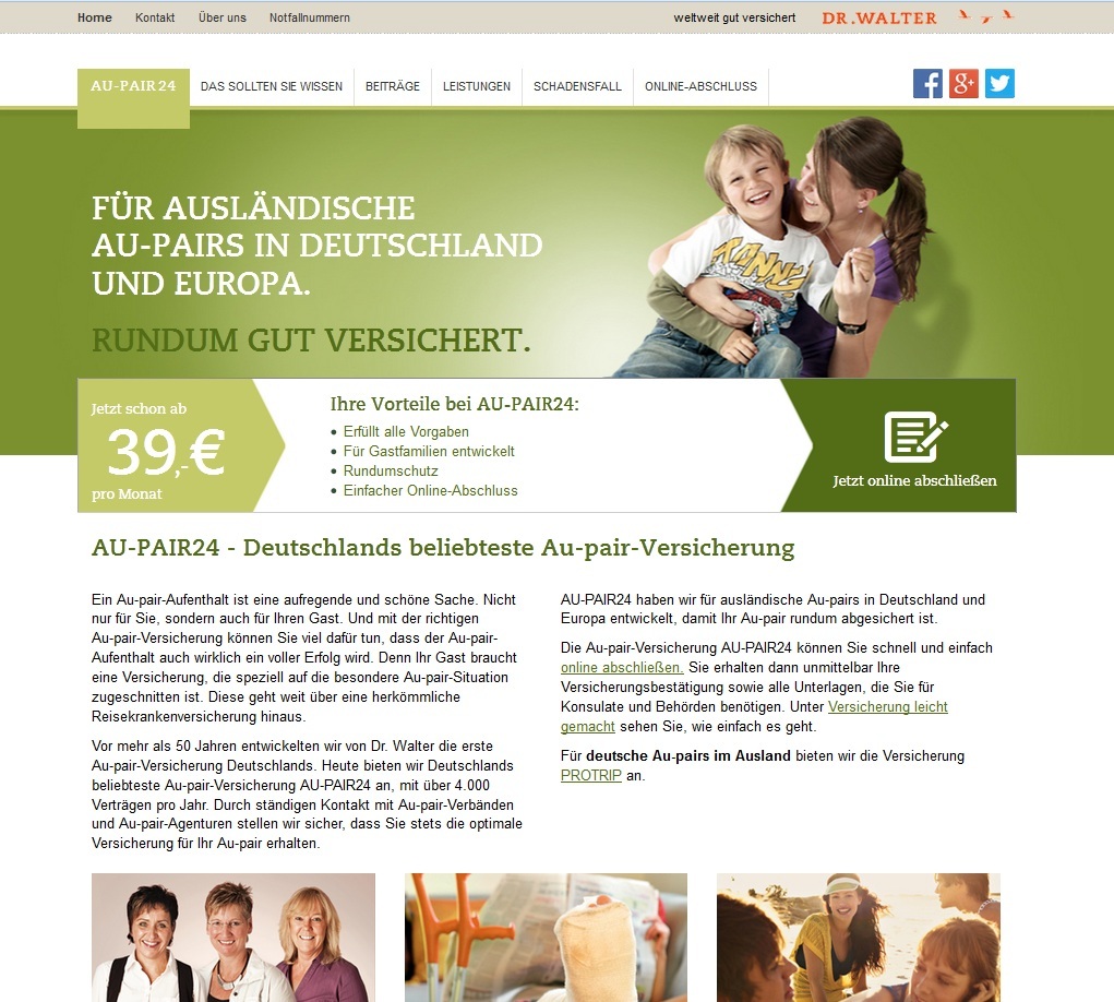 Neben Funktionalität und Struktur wurde auch das Design der Website www.au-pair24.de runderneuert. Neben Funktionalität und Struktur wurde auch das Design der Website www.au-pair24.de runderneuert.