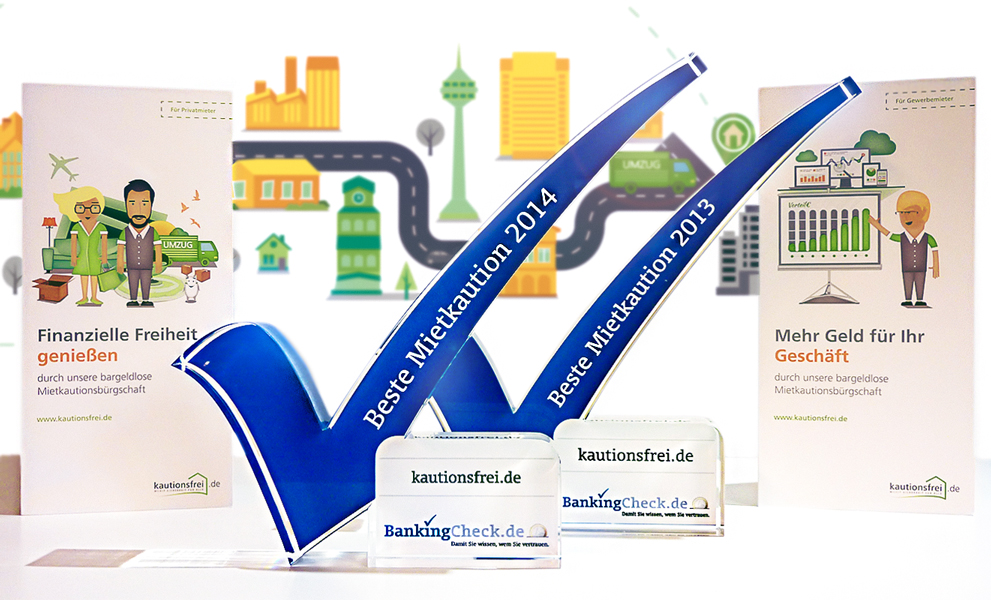 BankingCheck Award für kautionsfrei® BankingCheck Award für kautionsfrei®