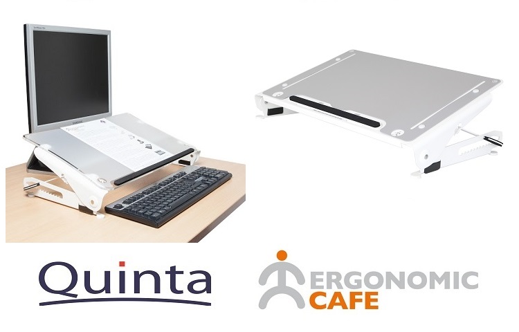 Der EC U Slope Pro Dokumentenhalter sorgt für einen ergonomischen Arbeitsplatz.