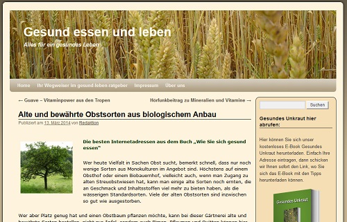 gesund-leben-ratgeber.de, Obst jetzt richtig genießen