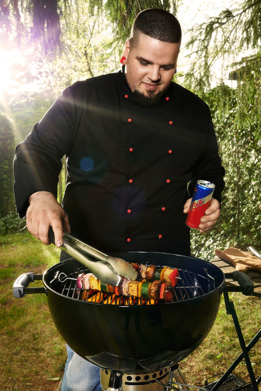 Grillmeister Marc Balduan aus Berlin. Grillmeister Marc Balduan aus Berlin.