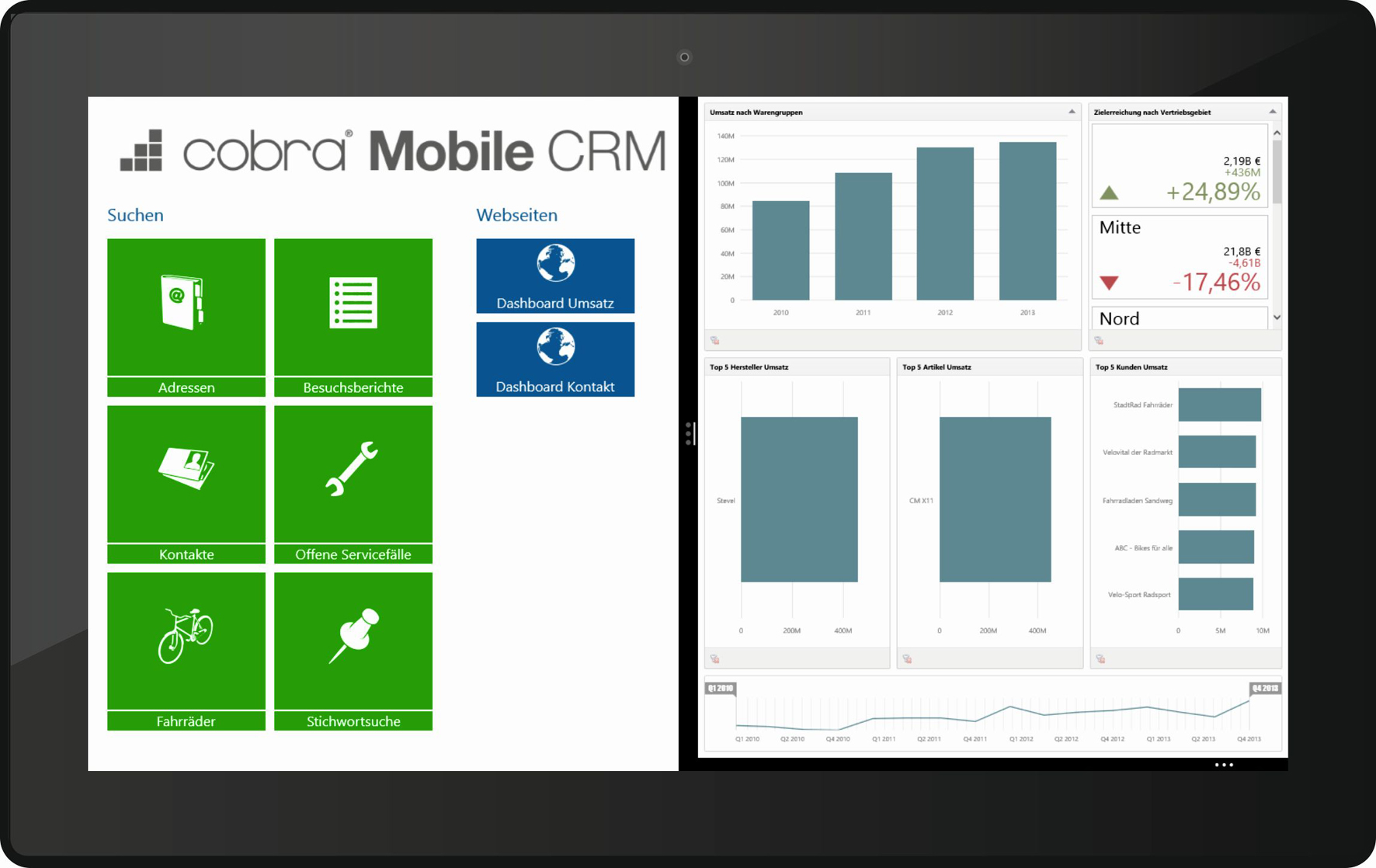 Kontaktmanagement: cobra bietet ab sofort eine Version der mobilen CRM-Lösung für Windows 8.1. Bild: Kontaktmanagement: cobra bietet ab sofort eine Version der mobilen CRM-Lösung für Windows 8.1. Bild: