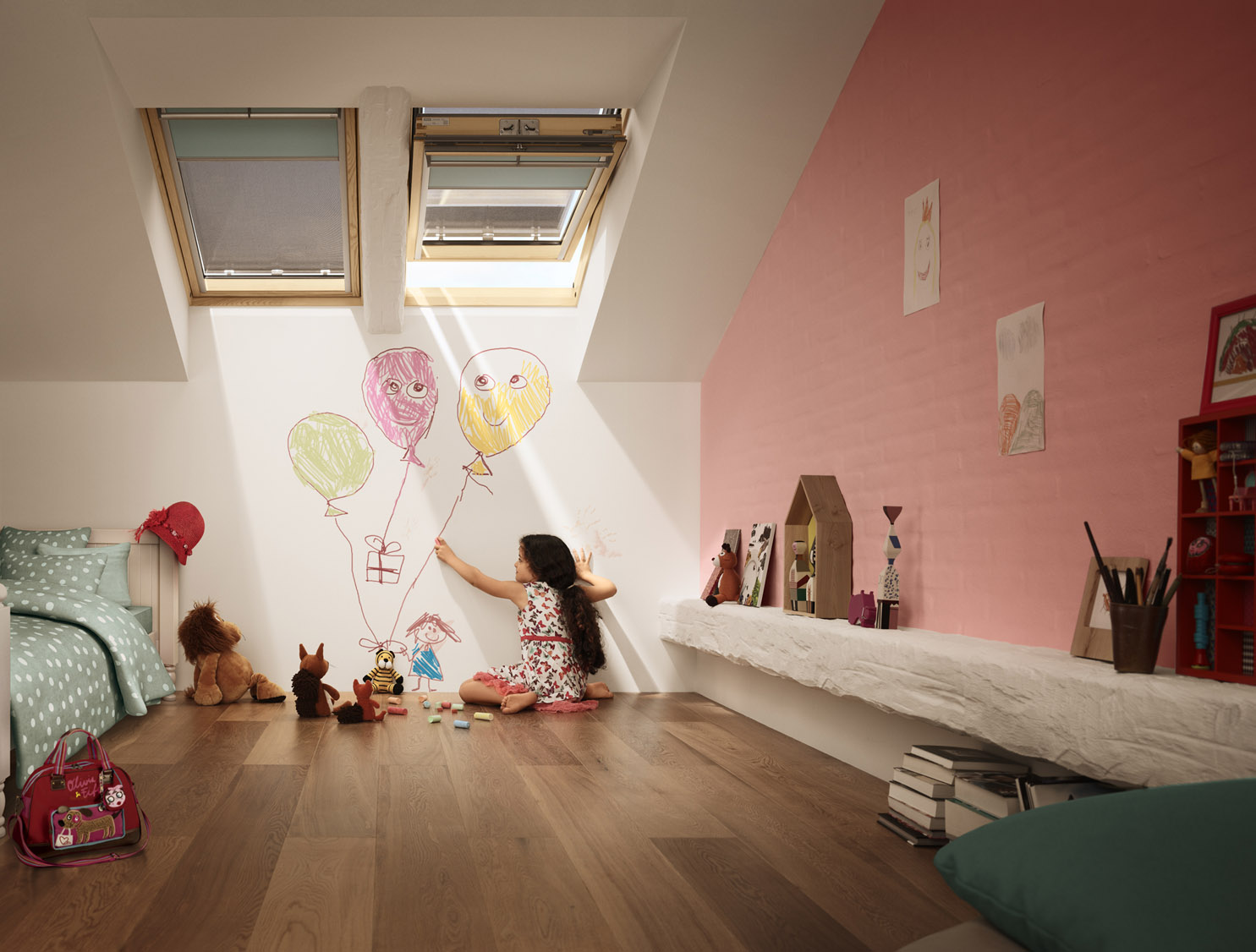 Hitzeschutz-Markisen für Velux Dachfenster verhindern, dass sich Dachräume im Sommer zu sehr aufheiz