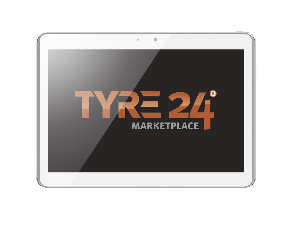 Für mobile Kundenberatung am Kfz: Tablet mit Tyre24-App