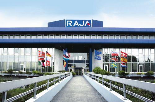 Aufnahme der europäischen Konzernzentrale der RAJA-Gruppe in Paris.