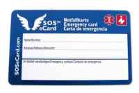 Die SOSeCard soll Leben retten. Die SOSeCard soll Leben retten.