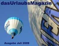 Titelseite der neusten Ausgabe des Urlaubsmagazinss