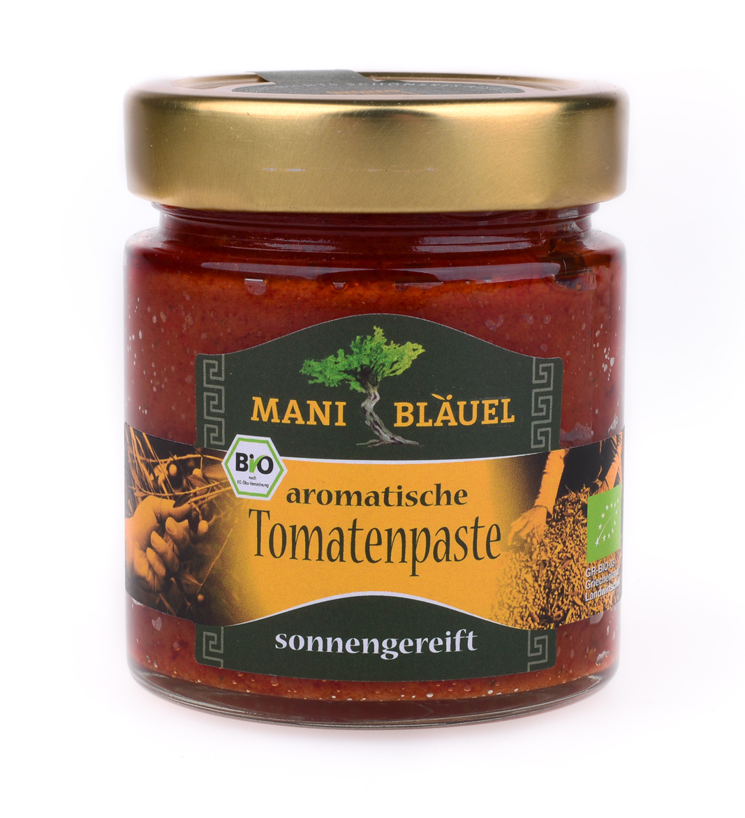 Neue aromatische Bio-Tomatenpaste aus sonnengetrockneten Tomaten von Mani Bläuel Neue aromatische Bio-Tomatenpaste aus sonnengetrockneten Tomaten von Mani Bläuel