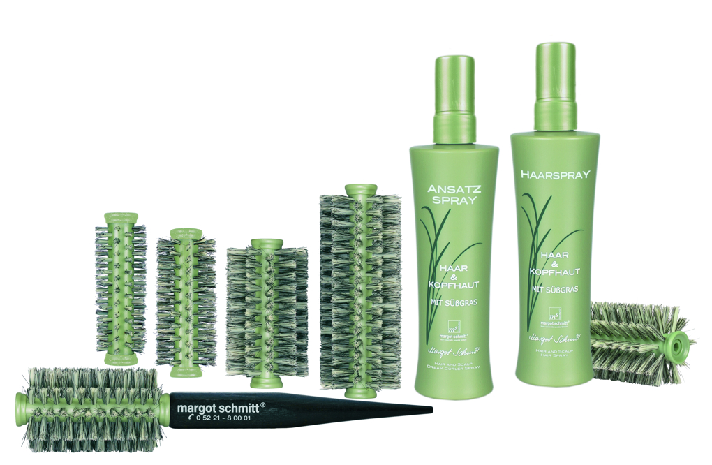 Die Stylingprodukte Sensitiv und die Original Traumrolle Sensitiv von Margot Schmitt. Quelle: Margot Die Stylingprodukte Sensitiv und die Original Traumrolle Sensitiv von Margot Schmitt. Quelle: Margot