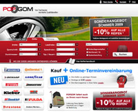 Popgom: Bequem und preiswert Reifen online kaufen und gleich Montagetermin mit buchen.