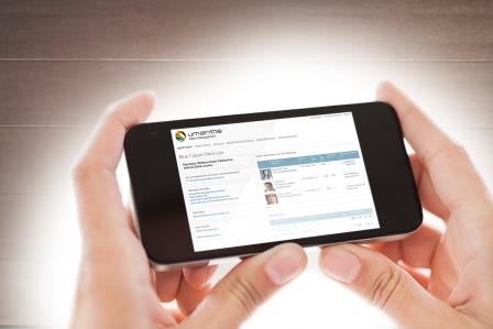Startseite der umantis Talent Management-Software