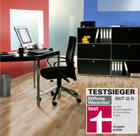 Der Testsieger: Classen Styleworld in 7 mm Stärke erhielt als einziger das Testurteil Der Testsieger: Classen Styleworld in 7 mm Stärke erhielt als einziger das Testurteil