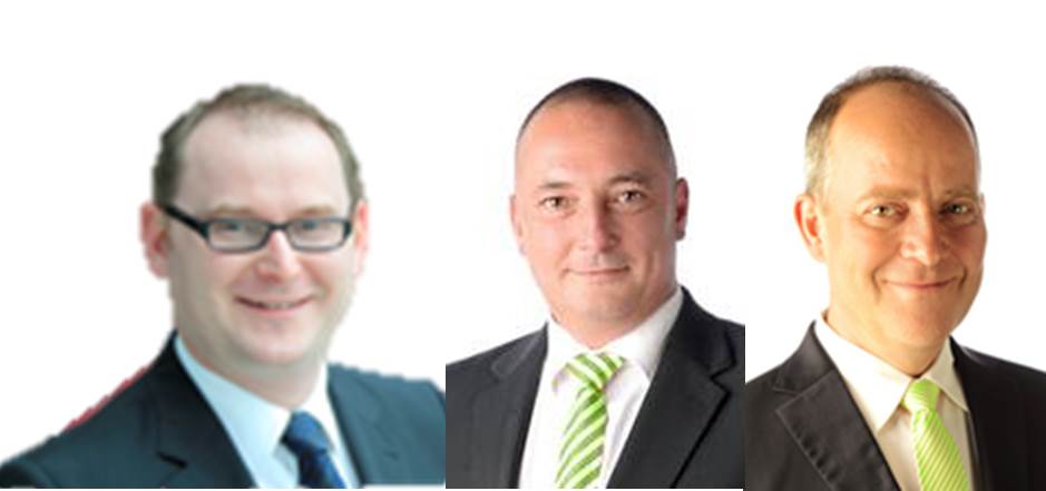 v.l. Eckl, Schneider, Schmutzler v.l. Eckl, Schneider, Schmutzler