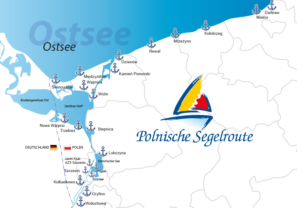 Polnische Segelroute