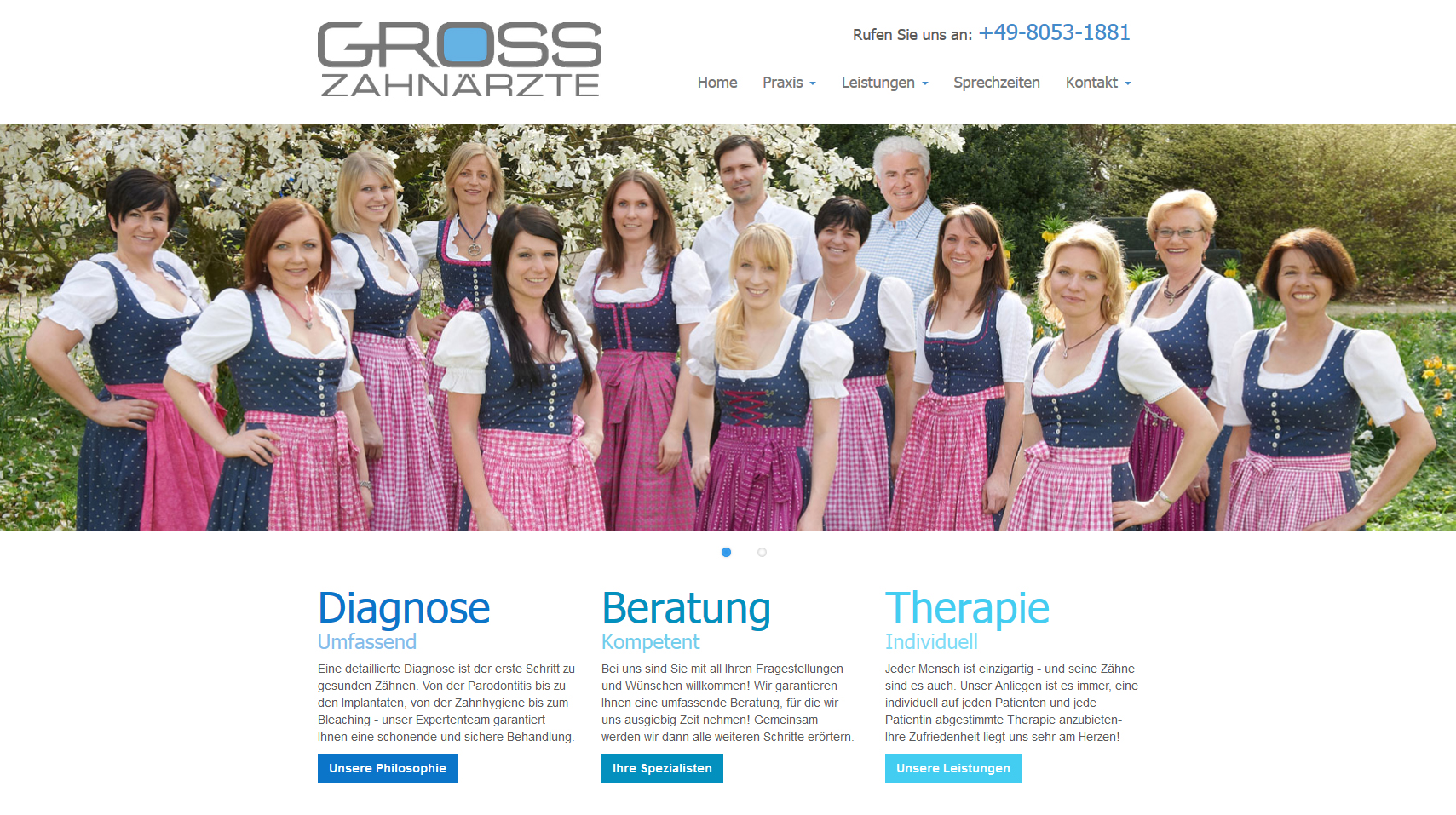 Eine neu ausgestattete Praxis und eine neue Webseite - Kundenservice vom Feinsten