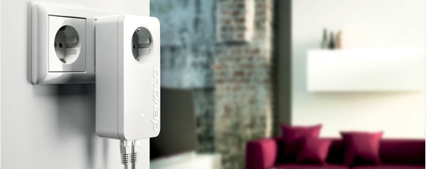 Der devolo-Adapter dLAN 550 duo+ ist ab Juli im Handel erhältlich. Der devolo-Adapter dLAN 550 duo+ ist ab Juli im Handel erhältlich.