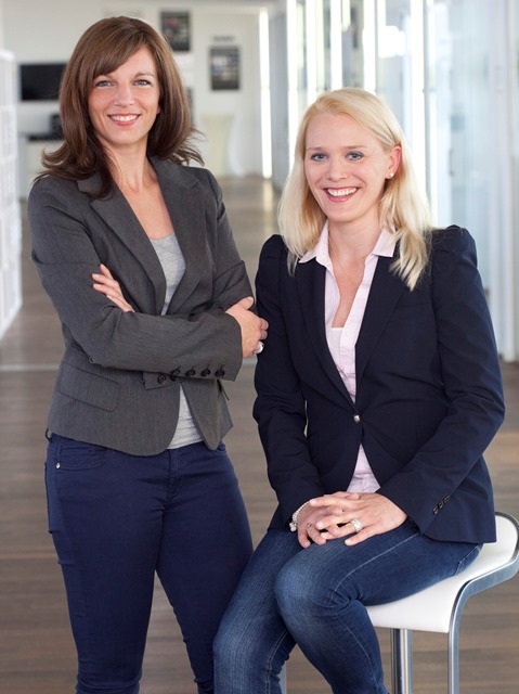 Elke Ammann (links) und Natalie Hull (rechts)