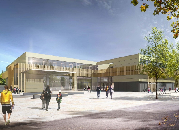 WOLFF&MÜLLER errichtet CO2-neutralen Neubau der Grundschule Ruit.