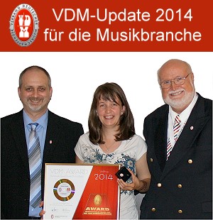 Udo Starkens (VDM), Melanie Jansen (GEMA), Klaus Quirini (VDM) Udo Starkens (VDM), Melanie Jansen (GEMA), Klaus Quirini (VDM)