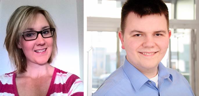 Hilke Bruns - Teamassistenz und Michael Küster - Systemadministrator