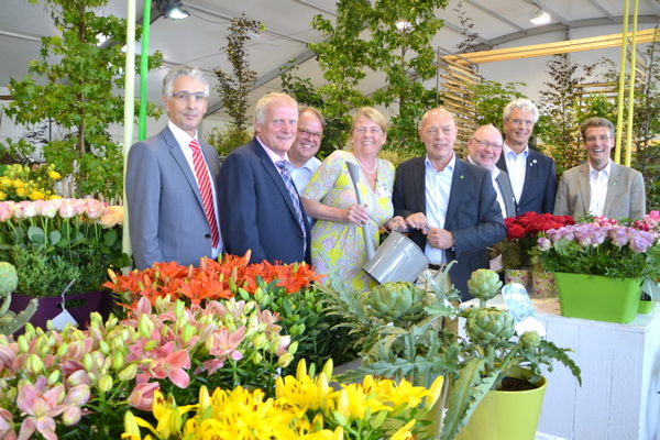 Die Verantwortlichen freuen sich über den großen Besucherzuspruch für die Landesgartenschau Zülpich Die Verantwortlichen freuen sich über den großen Besucherzuspruch für die Landesgartenschau Zülpich