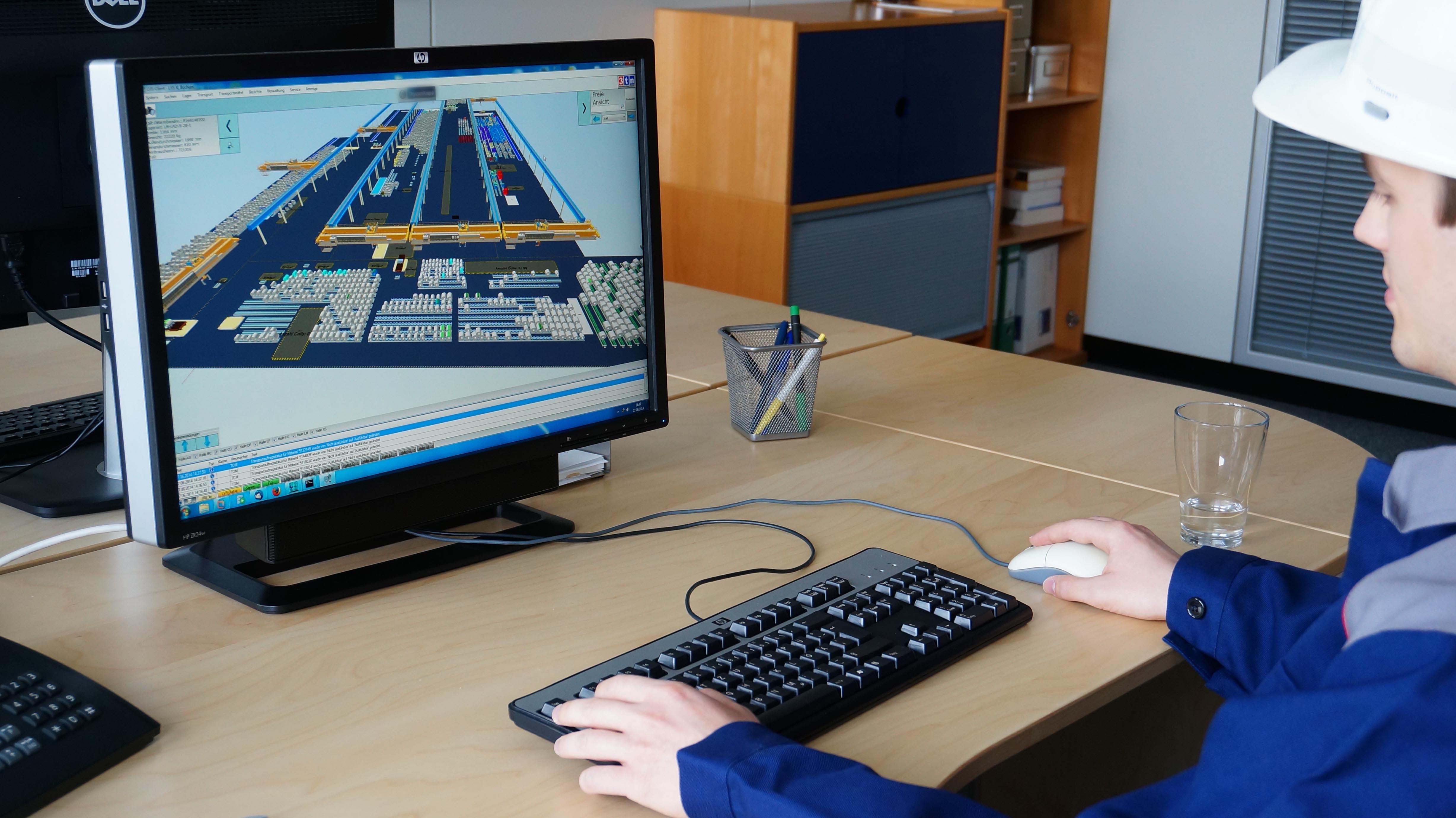 Sei es im Büro oder der Krankanzel: TWMS/metals zeigt die aktuelle Situation detailliert als 3D-Ansi Sei es im Büro oder der Krankanzel: TWMS/metals zeigt die aktuelle Situation detailliert als 3D-Ansi