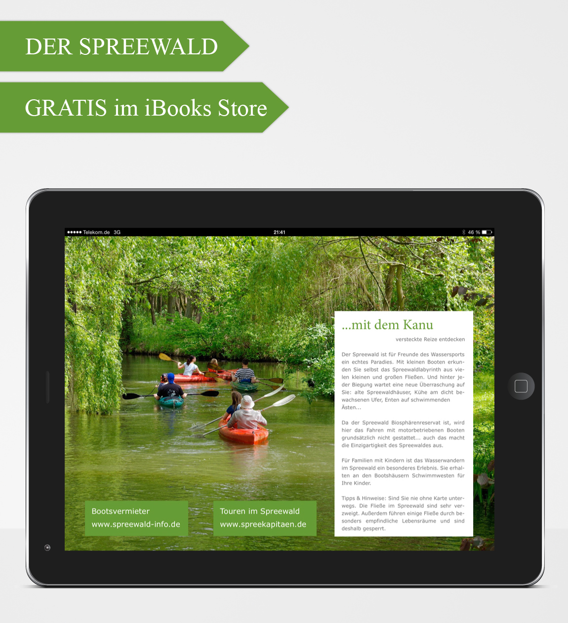 iBook Ansicht der Broschüre Urlaub im Spreewald - spreewald-info.de iBook Ansicht der Broschüre Urlaub im Spreewald - spreewald-info.de
