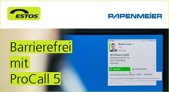Barrierefrei mit ProCall 5