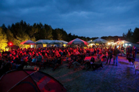 Der Kintopp im Steinbruch Gaudlitzberg beim 15. Festival - Foto Denis Thomas