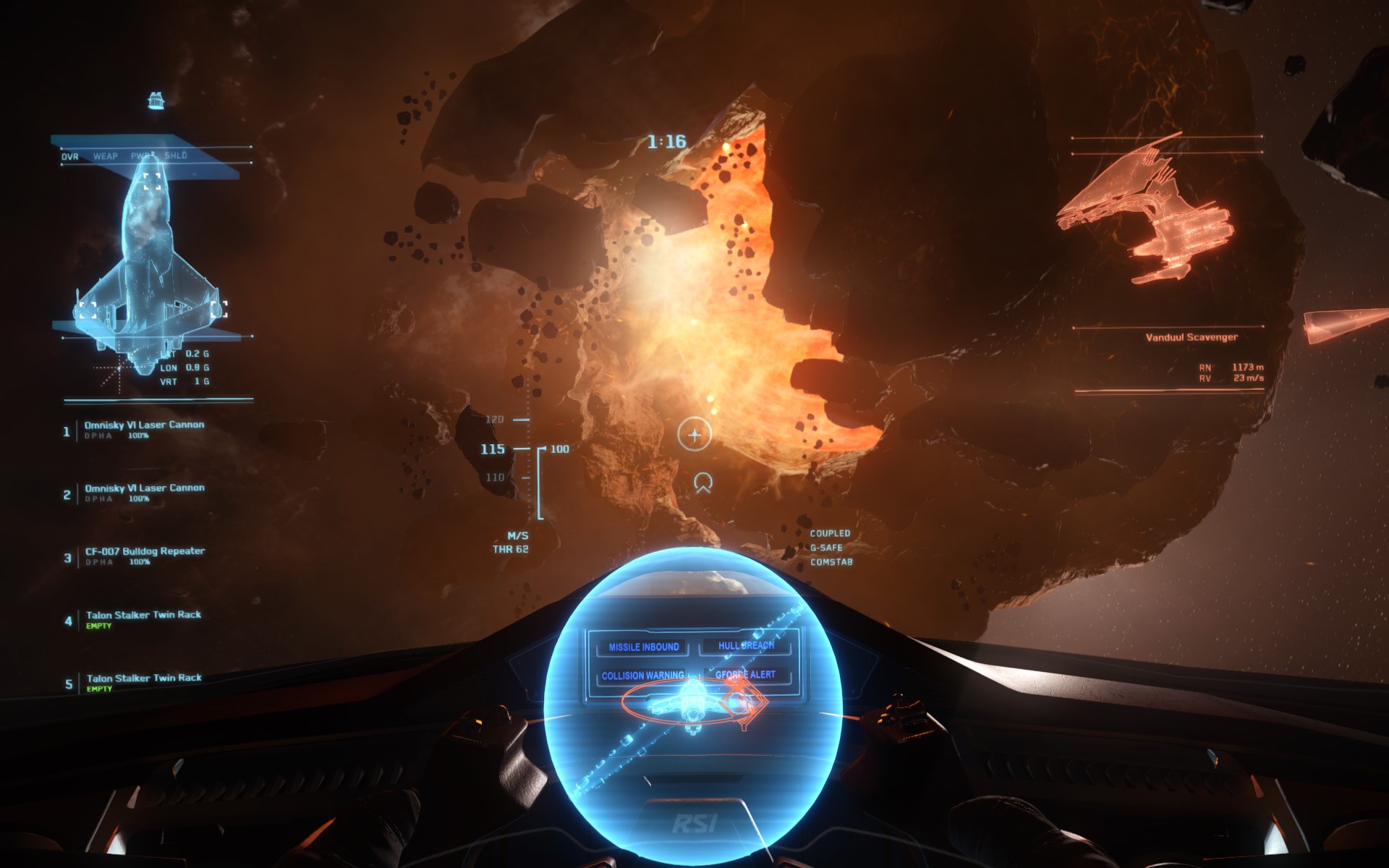 Star Citizen - Im Cockpit ... Star Citizen - Im Cockpit ...