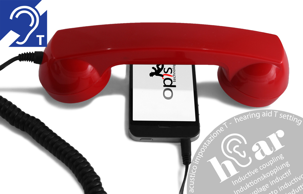 Opis 60s micro hEar rot für Hörgeräteträger