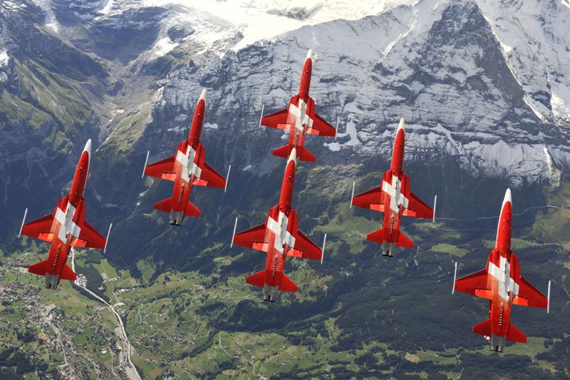 Die spektakuläre Flugshow 