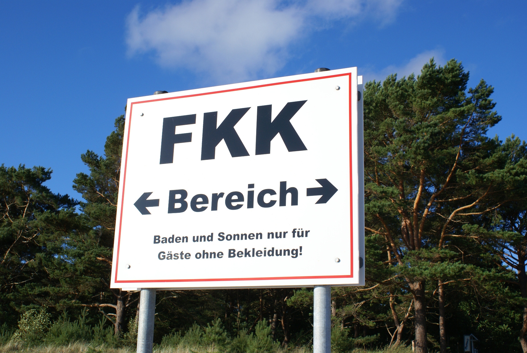 FKK-Urlaub mit Nix-wie-weg