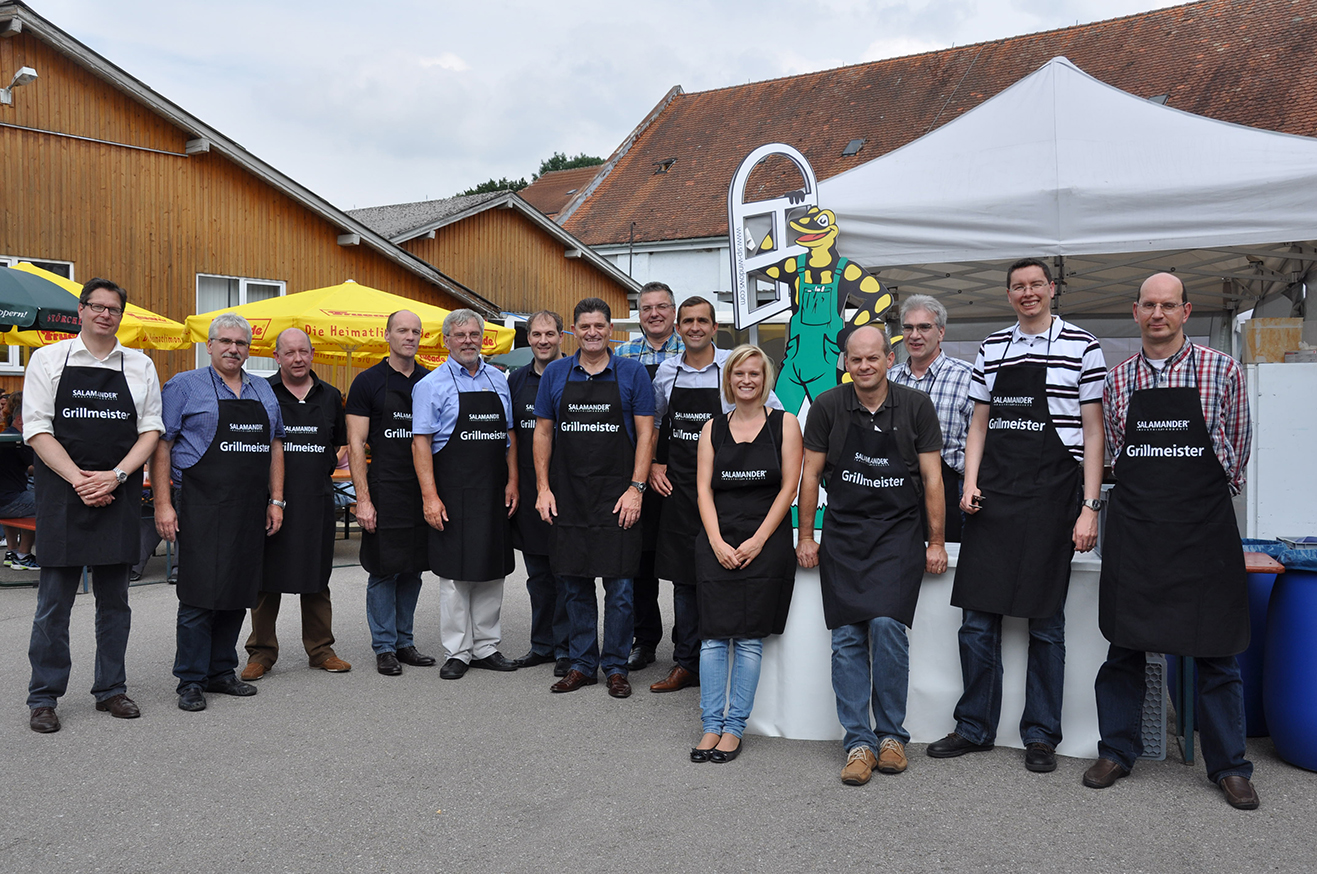 Die Salamander Führungskräfte dankten mit dem Sommerfest ihren Teams.