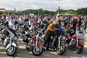 Reuthers Harley-Davidson auf der European Bike Week