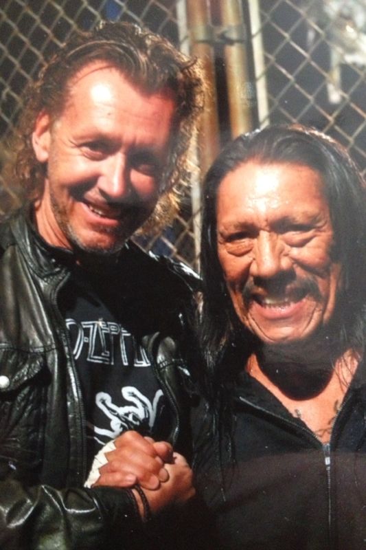 Robert Marx mit dem US-Schauspieler Danny Trejo