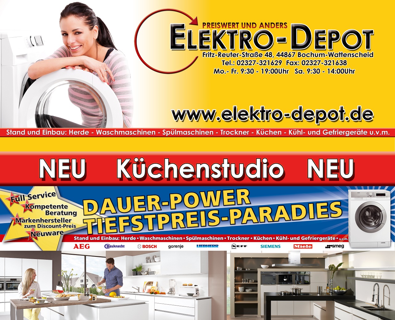 Unser Elektro Depot in Bochum Wattenscheid Neff usw...