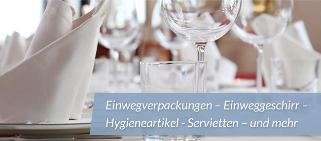 Tischprodukte bei Pack4Food24.de Tischprodukte bei Pack4Food24.de