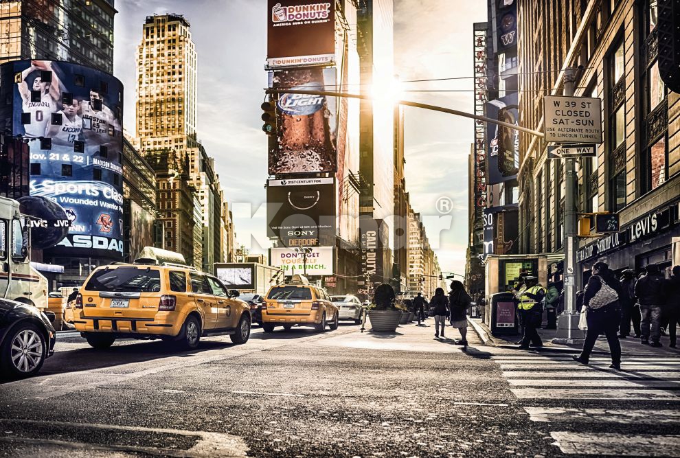 Vlies- Fototapete Times Square