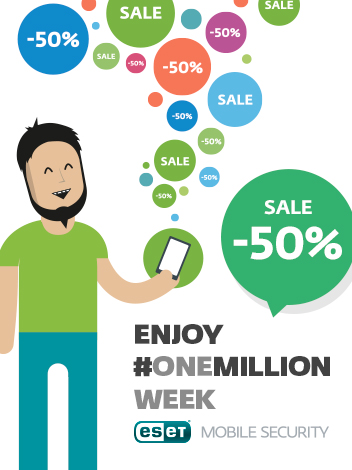 Eine Woche lang 50 Prozent Rabatt auf die Premium-Version der ESET Mobile Security Eine Woche lang 50 Prozent Rabatt auf die Premium-Version der ESET Mobile Security